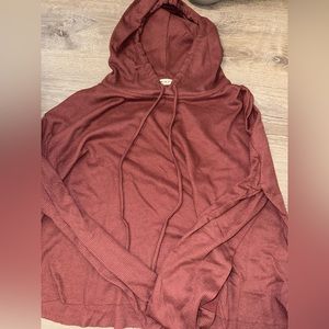 Mikey and Joey knit pull over in rust color